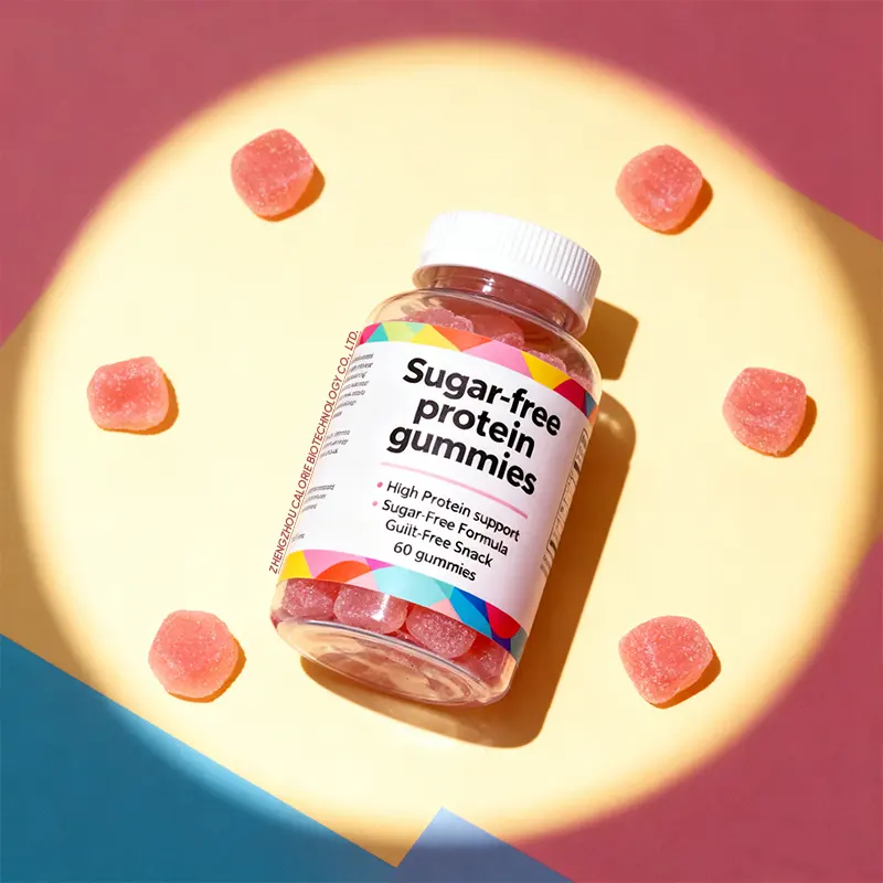 Halal Vegan Protein Gummies 17g Whey Protein Isolate Sugar Free Private Label Supplement