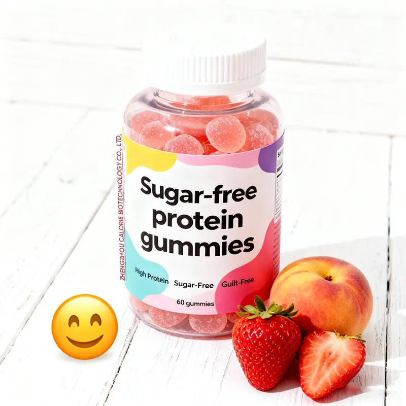 Halal Vegan Protein Gummies 17g Whey Protein Isolate Sugar Free Private Label Supplement