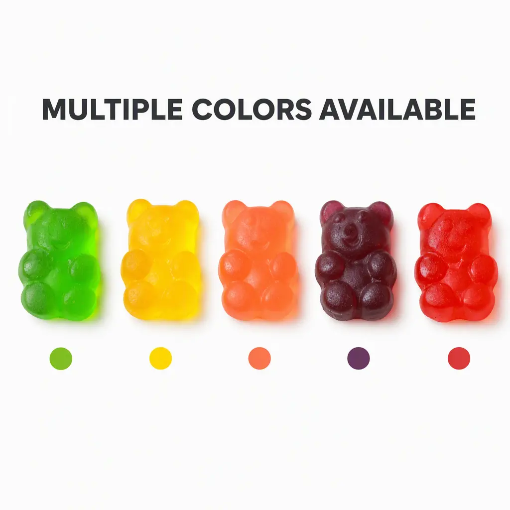 Halal Gummy Bear Candy Bulk Wholesale Cartoon Shape Soft Jelly Sweets OEM Custom Flavor Chewy Low-Sugar Fruit Gummies Bag