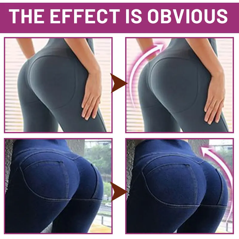 Booty Gummies for Big Butt and HIPS Bigger Butt Gummies for Natural Curves Bum Support Gummies 60 Count.