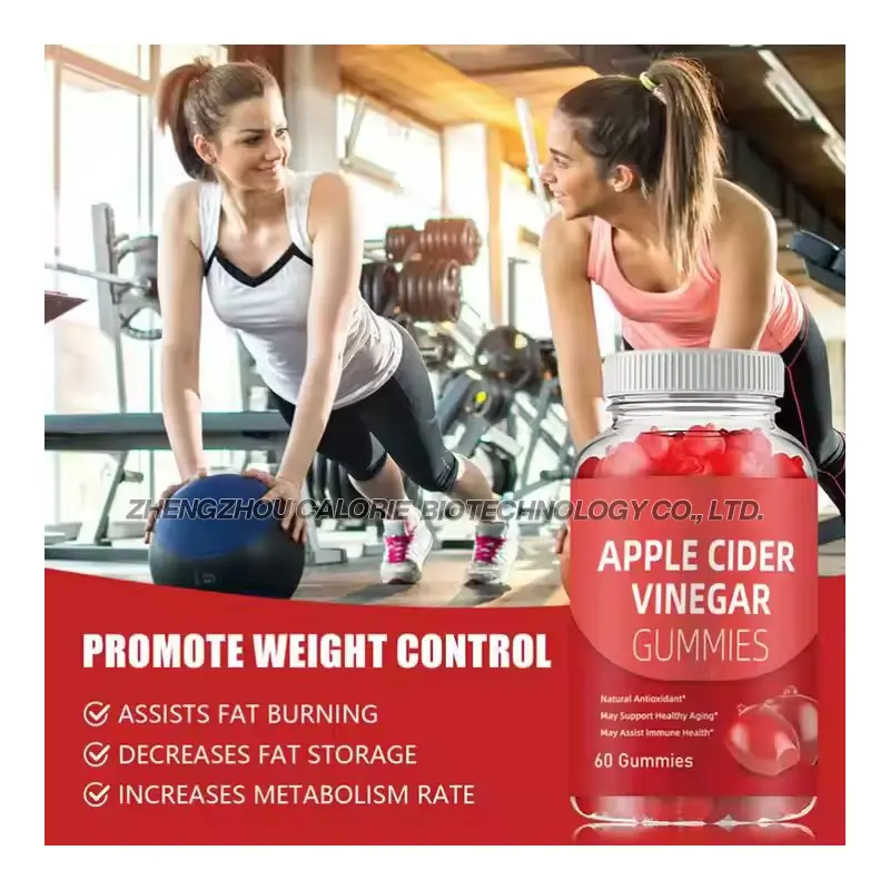 Halal Apple Cider Vinegar Gummies No Sugar Free Shipping High Protein Keto Slimming Apple Cider Vinegar Gummy