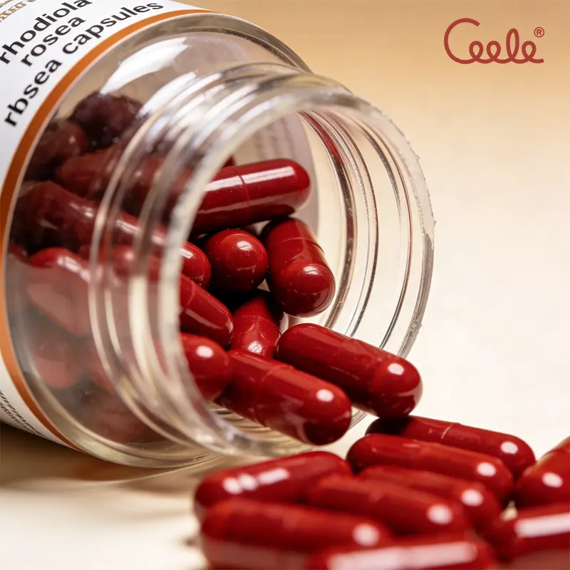 Rhodiola Rosea Capsules GMP Certified 500mg Veggie Pills Promotes Relaxation and Fatigue Reduction
