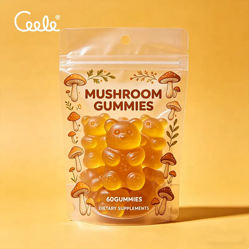Private Label Lions Mane Gummies With Ashwagandha Improves Mental Clarity Stress Relief and Daily Brain Performance