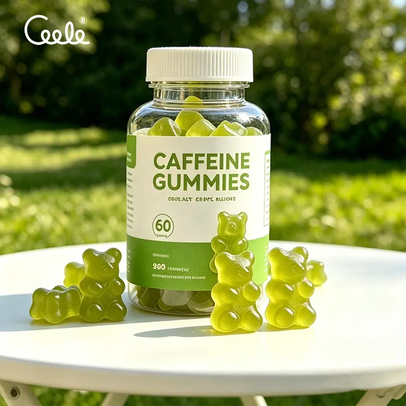 Gmp Certified Premium Quality Supplements Caffeine Gummies Non Gmo Plant Based Pectin Adult Wellness Chewables