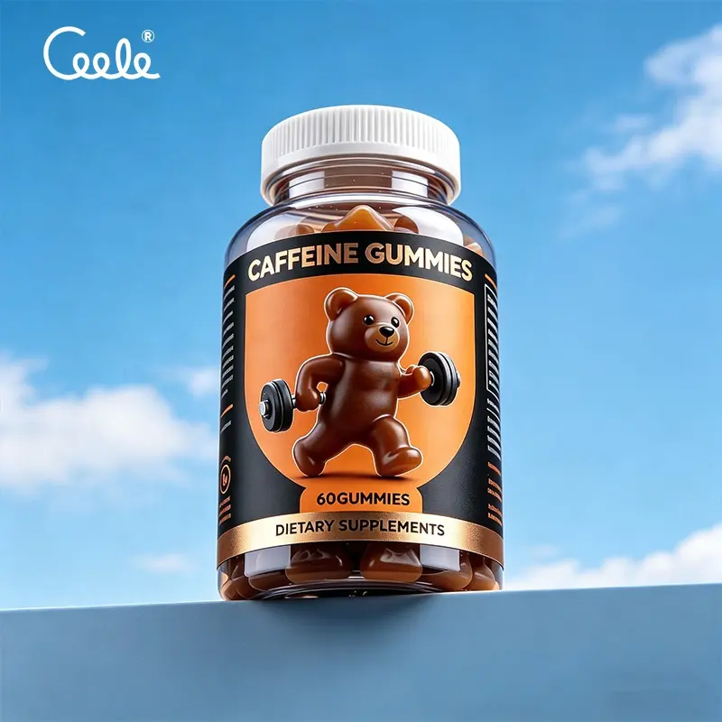 Wholesale Bulk Healthcare Chewable Supplements Caffeine Gummies Coq10 Taurine Blended Vitamin Complex Adult Daily Use