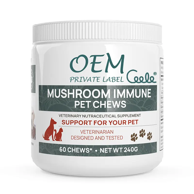 Premium Pet Calming Supplement Soft Chews Herbal Complex Maintains Stable Mood for Dogs and Cats Anytime Use
