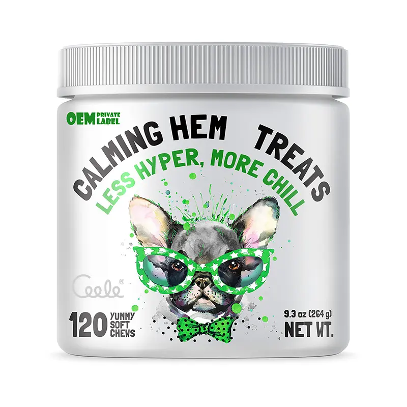 Vegan Natural Dog Probiotic Chews Without Artificial Additives Enhance Digestion Immunity and Skin Itch Relief Function