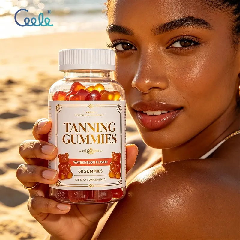Cross Border Stable Supply Vitamin Enriched Tanning Gummies Daily Leisure Candy Formula Safe Components Long Term Cooperative
