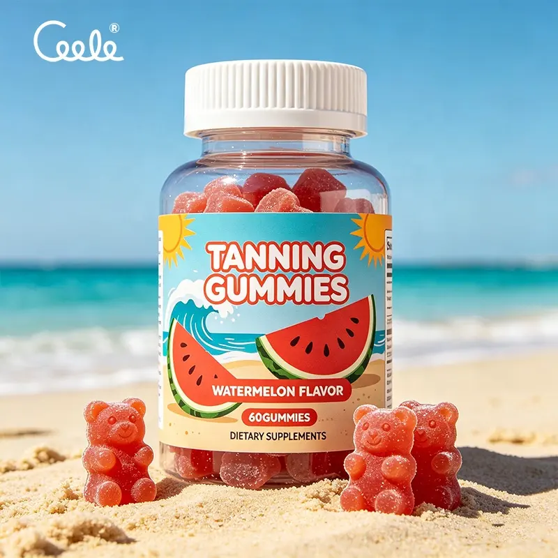 Cross Border Stable Supply Vitamin Enriched Tanning Gummies Daily Leisure Candy Formula Safe Components Long Term Cooperative