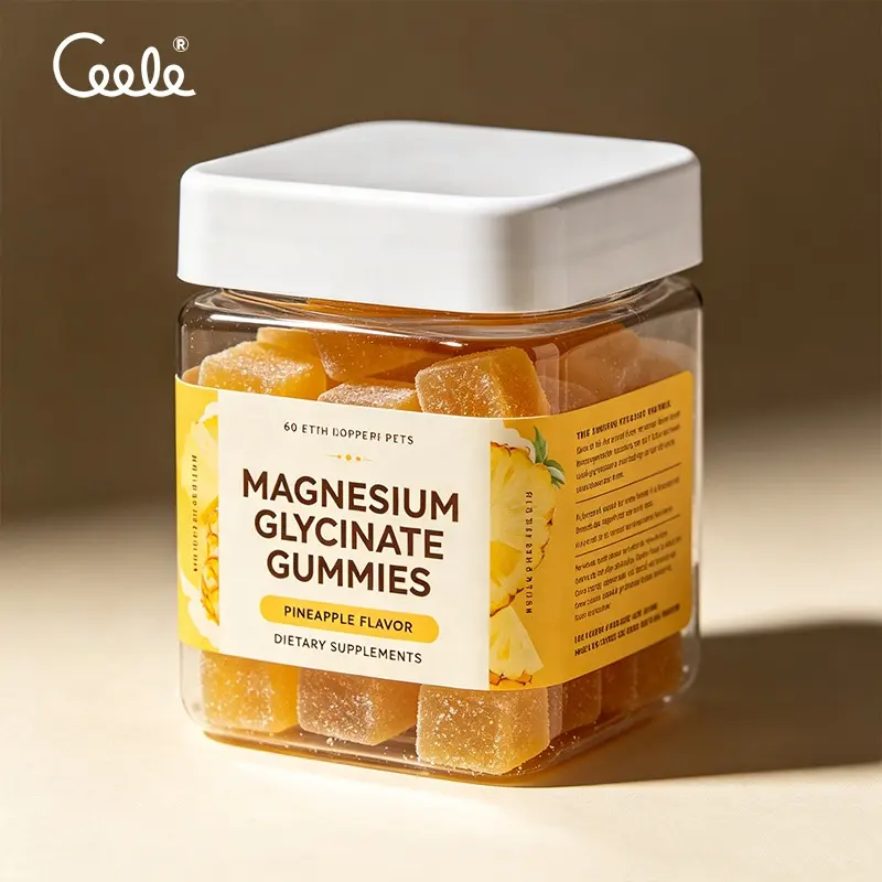 Diversified Formula Daily Magnesium Glycinate Gummies Selected Natural Ingredients Custom Specification Manufacture Supplies