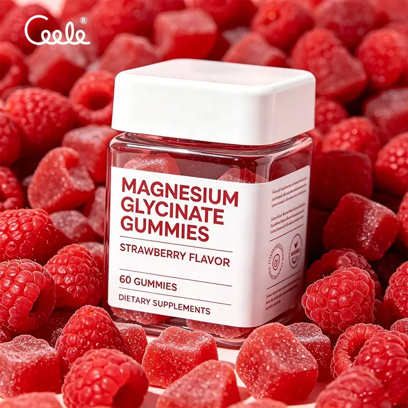Diversified Formula Daily Magnesium Glycinate Gummies Selected Natural Ingredients Custom Specification Manufacture Supplies