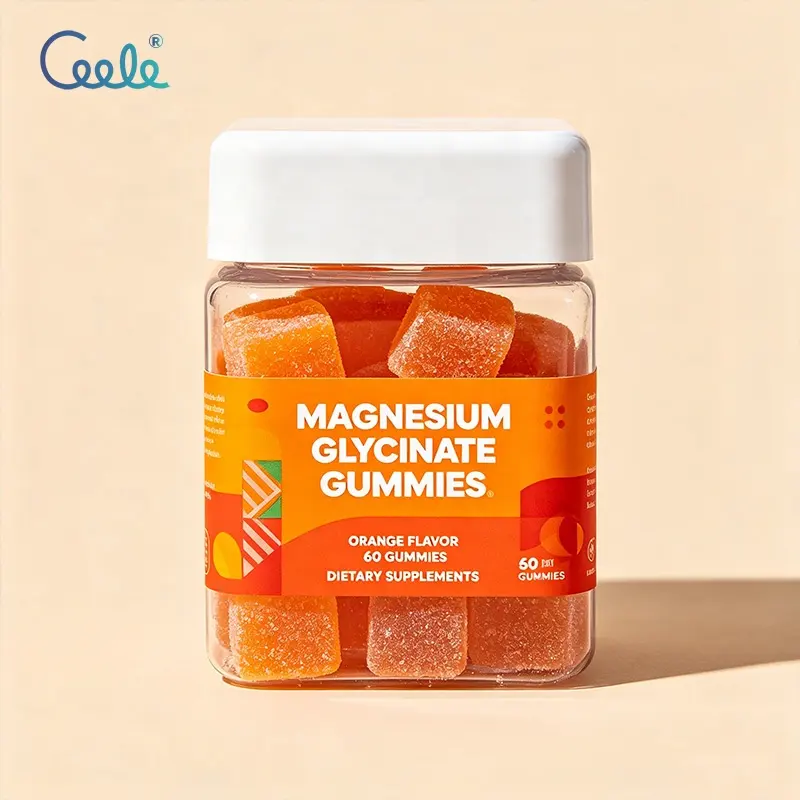 Diversified Formula Daily Magnesium Glycinate Gummies Selected Natural Ingredients Custom Specification Manufacture Supplies