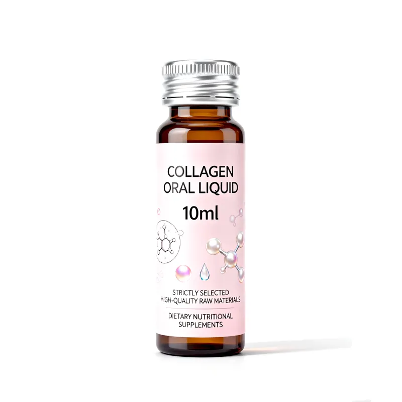 Collagen Oral Liquid Hydrolyzed Collagen Peptides Skin Elasticity Beauty Support Drink Adult Use 10/20ml Bottles OEM ODM Private