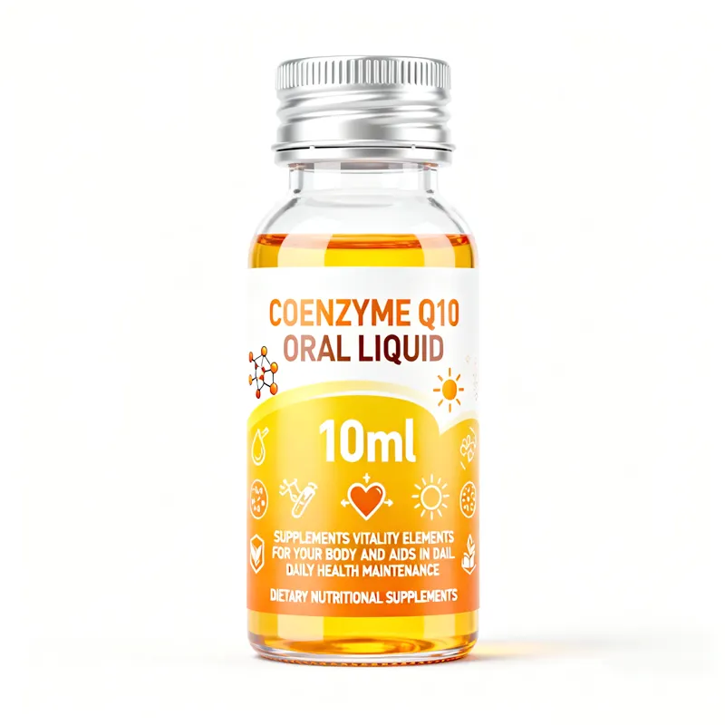 OEM Private Label Coenzyme Q10 Oral Liquid Heart Health Supplement Antioxidant Solution for Adults 10ml/20ml Factory Price
