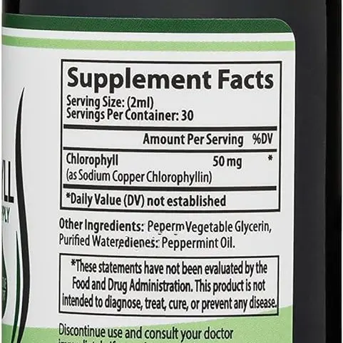 Direct-from-Factory Adult Chlorophyll Drops 60 ml Oral Liquid OEM Cross-Border Supply