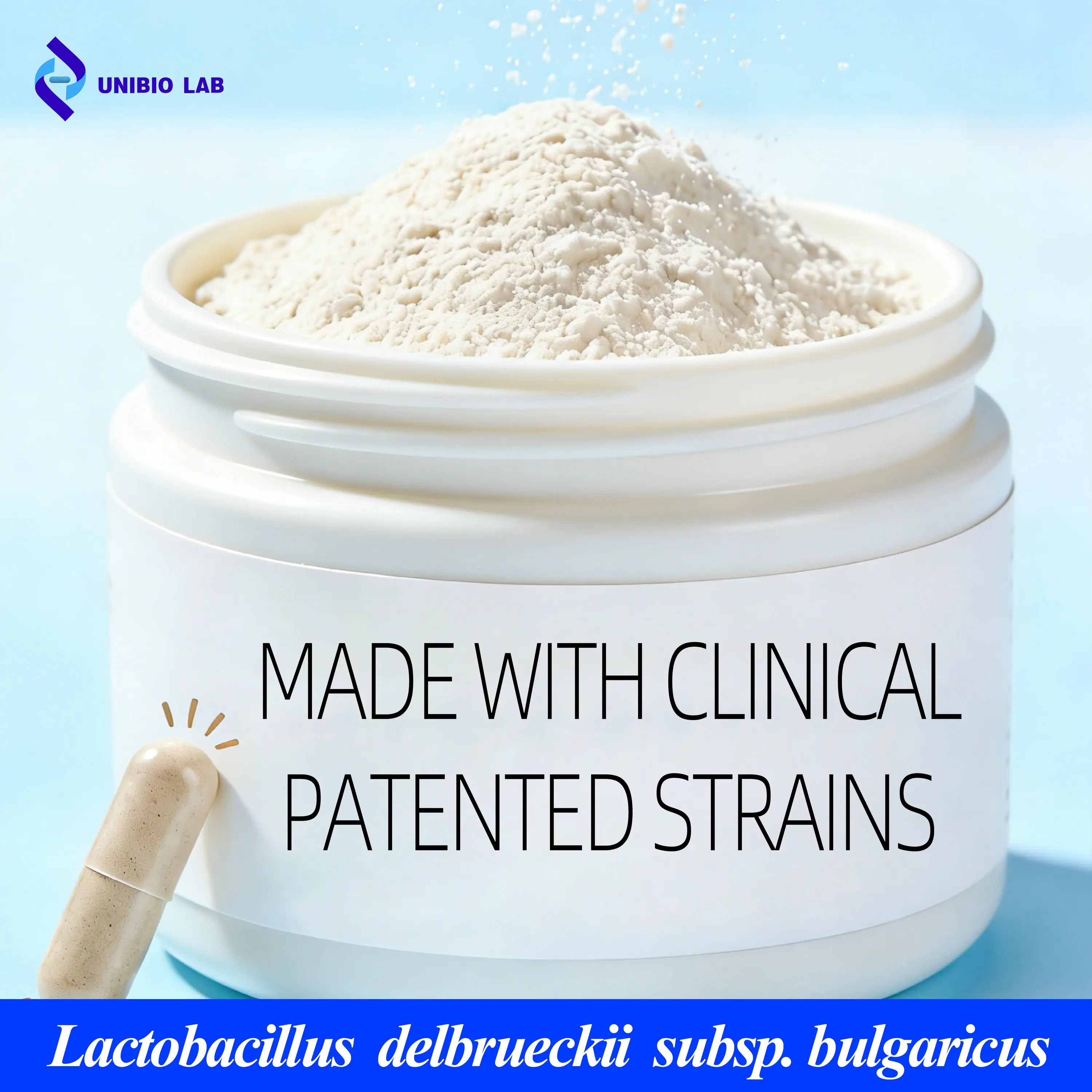 Lactobacillus Delbrueckii Subsp.bulgaricus Probiotics Powder for Regulate Gut Microbiota Modulate Immunity and Assist Metabolism