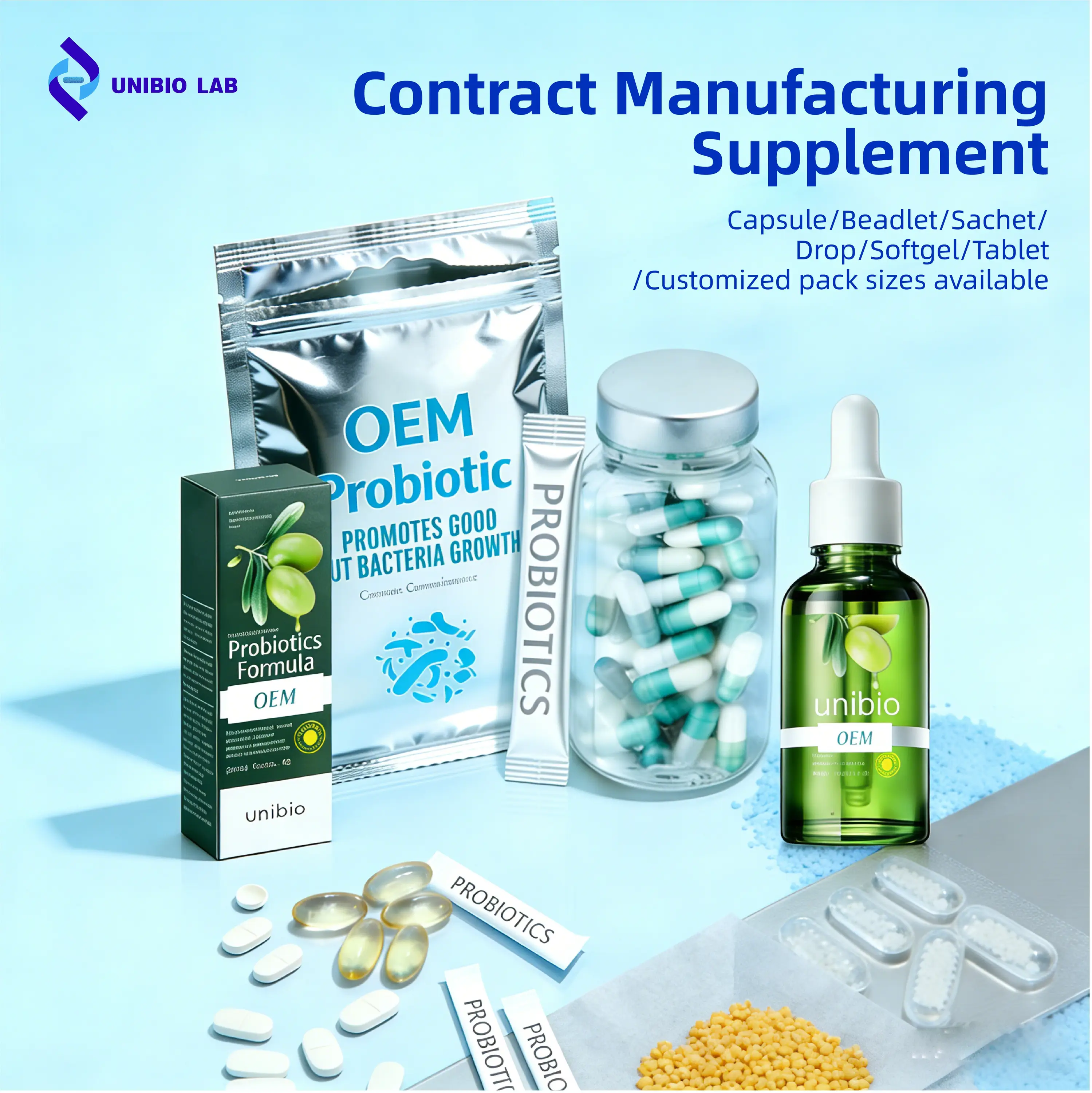 High Potency Bifidobacterium Breve HBB37 Probiotics Powder Raw Material for Health Supplements B. Breve HBB37