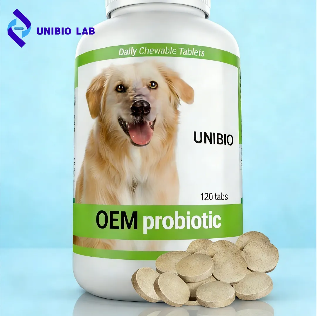 100B Pet Probiotics Multi Strains Skin Coat Revitalization Fish Oil Suitable for Cats Dogs All Ages Private Label Custom Bulk