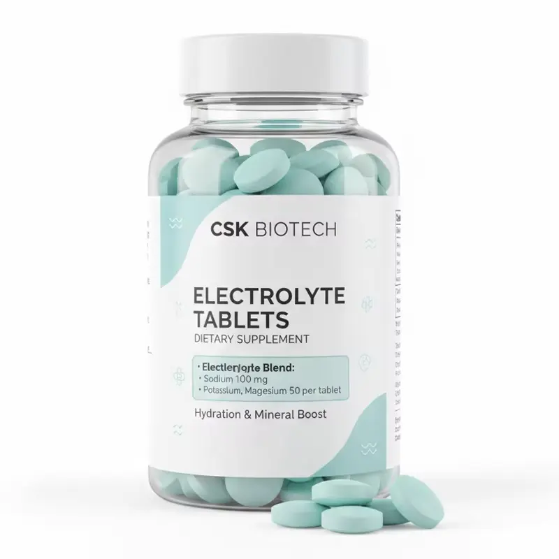 Electrolyte Tablets Hydration Supplement Sodium Potassium Magnesium Creatine Monohydrate OEM ODM Private Label Contract