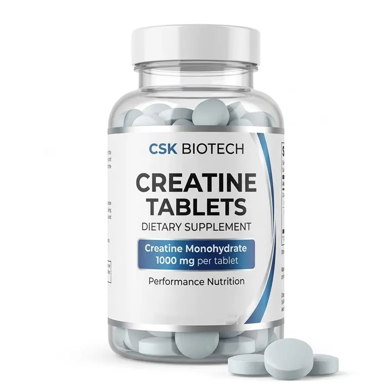 Creatine Monohydrate Tablets Adult Sports Nutrition Supplement Supports Training Performance Energy Management 120/180 Tablets