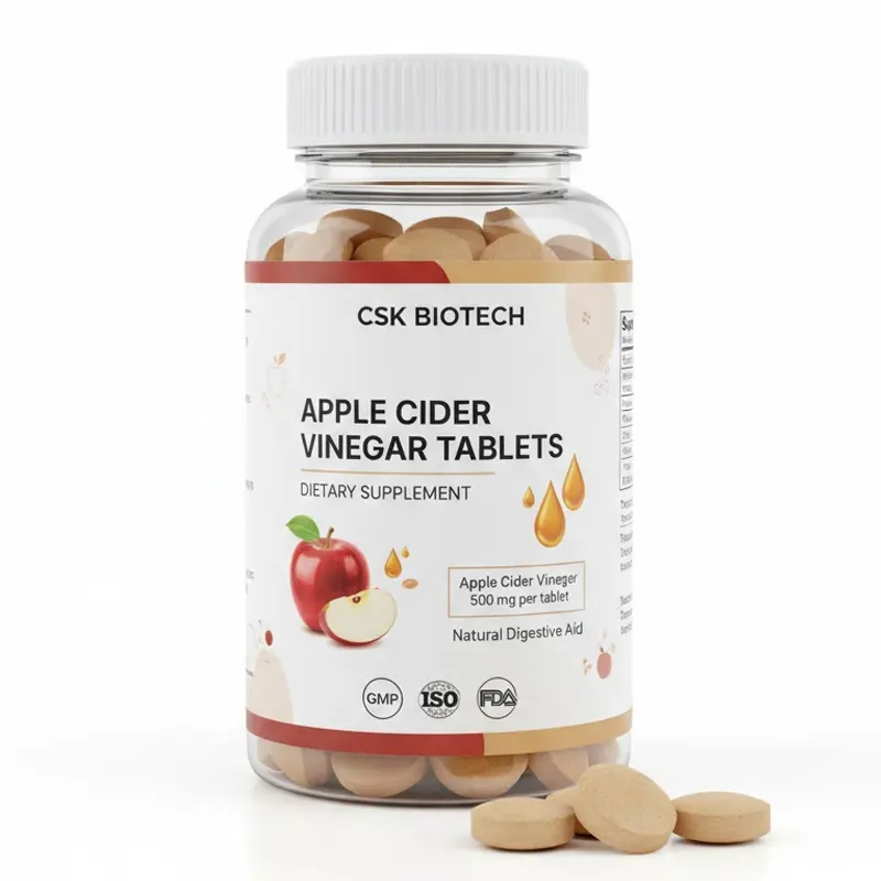 Apple Cider Vinegar Tablets Daily Wellness Supplement Vegan 60/90 Tablets Per Bottle OEM ODM Private Label Contract