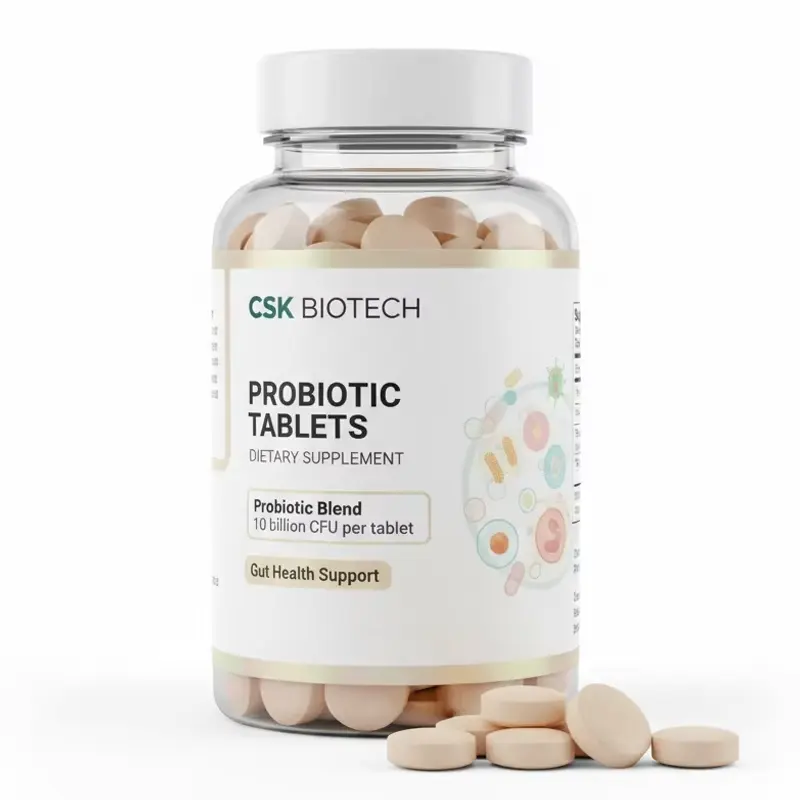 Probiotic Tablets with Multi Strain Formula Supports Digestive Health OEM ODM Private Label Contract Manufacturing CustomFormula