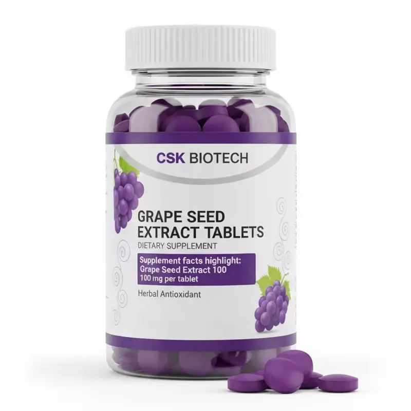 Grape Seed Extract OPC 95% Antioxidant Tablets 100-300mg 60/90 Count Supports Skin Health OEM ODM Private Label Contract