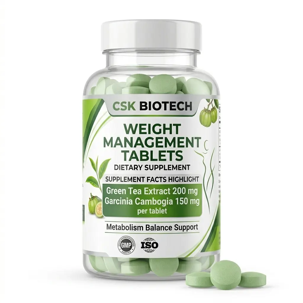 OEM Weight Management Tablets Manufacturer Dietary Supplement Private Label Contract Manufacturing Factory Supply