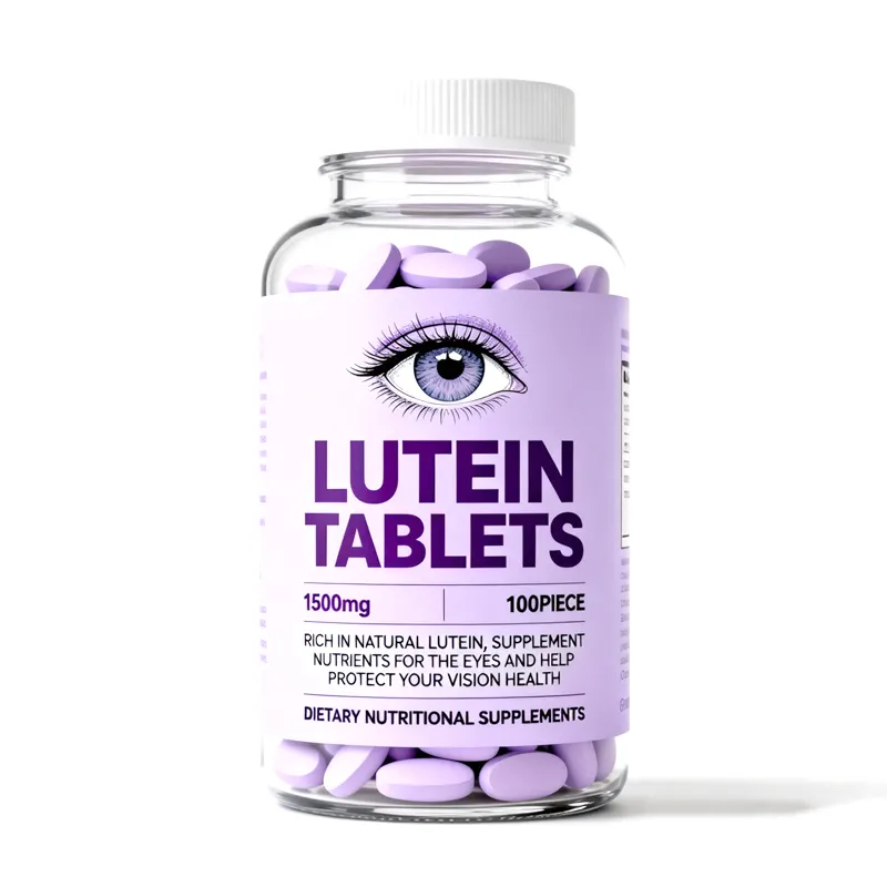 Lutein Tablets OEM ODM Private Label Manufacturer Eye Health Dietary Supplement Custom Formula GMP Certified Low MOQ