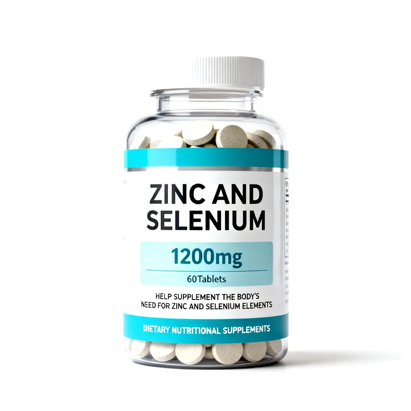 Zinc Selenium Tablets Adult Immune Support Dietary Supplement OEM ODM Private Label Manufacturer Low MOQ GMP Certified 60