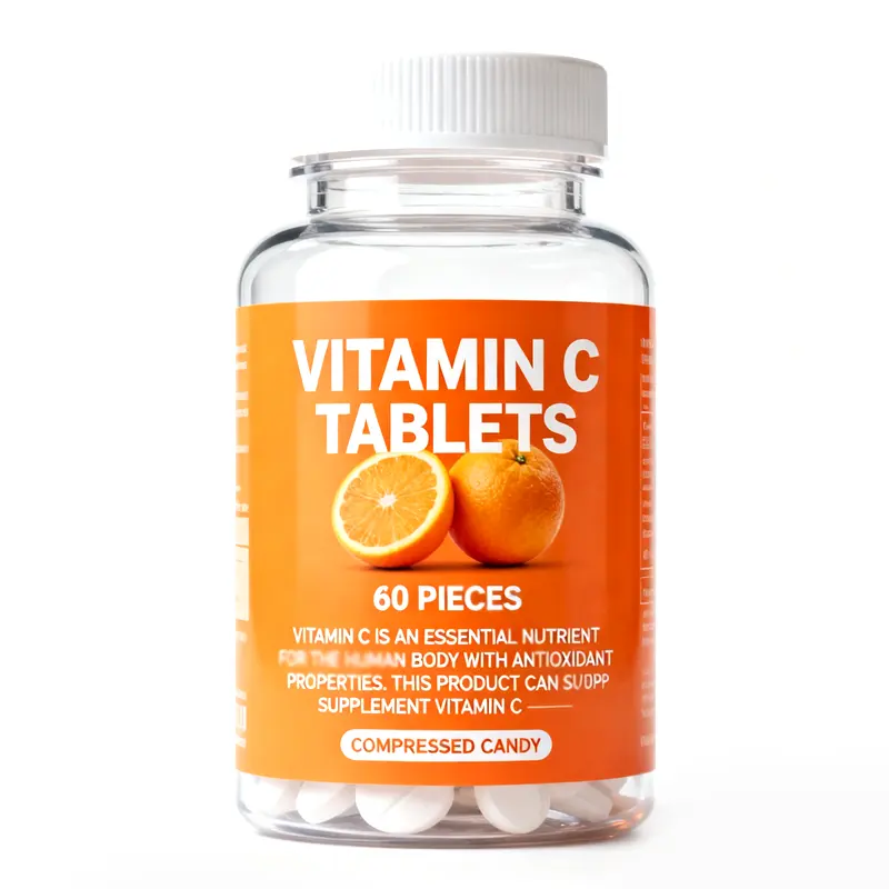 Vitamin C Tablets OEM/ODM Custom Dietary Supplement Immune Support Skin Health Serving Vegan Friendly Private Label