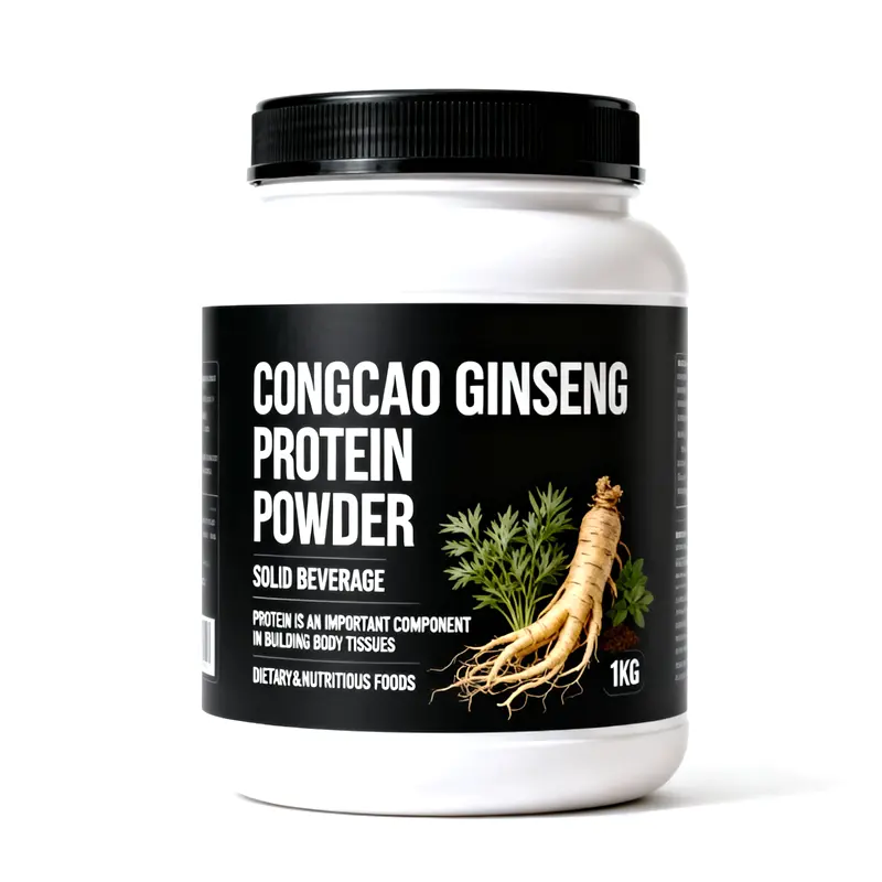 Cordyceps Ginseng Protein Powder 1KG Dietary Supplement OEM Private Label Custom Protein Powder Manufacturer Bulk Powder