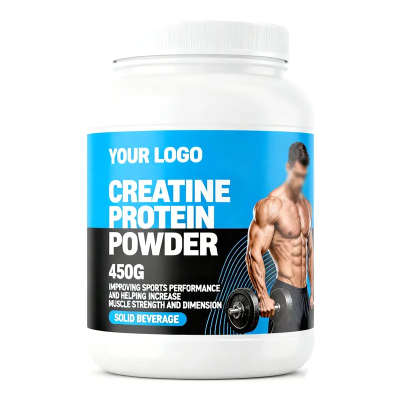 Creatine Monohydrate High-Protein Adult Weight Loss Dietary Supplement 450G OEM Private Label Custom Bulk Powder