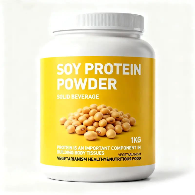 Soy Protein Powder 1KG Adult Dietary Supplement OEM Private Label Gluten-Free High-Protein Plant Protein Powder Custom Formula