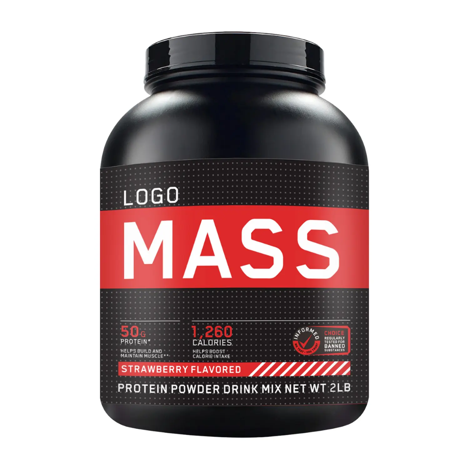 ODM Customizable Strawberry Flavor Natural Fitness Protein Powder Muscle Growth Supplement Organic Separation Whey Protein