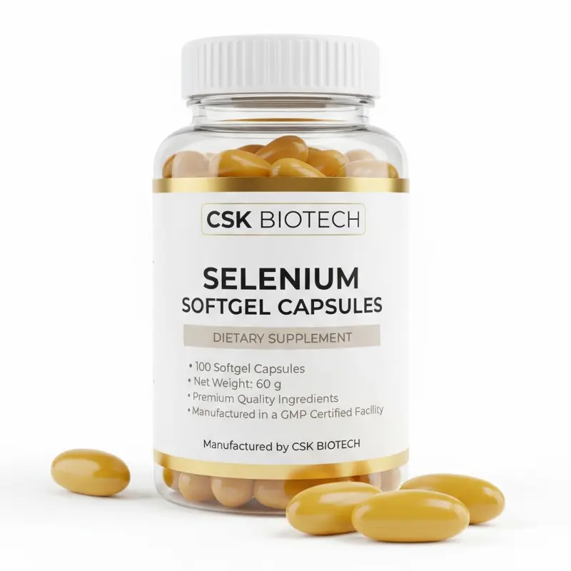 Selenium Tablets OEM Private Label Manufacturer Dietary Supplement Immune Support Antioxidant GMP Certified Low MOQ Custom Logo