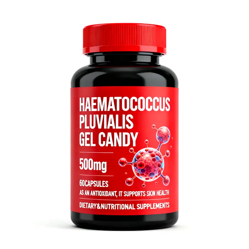 Haematococcus Pluvialis Candy Astaxanthin Antioxidant Beauty Support Supplement OEM ODM Private Label Functional Softgel