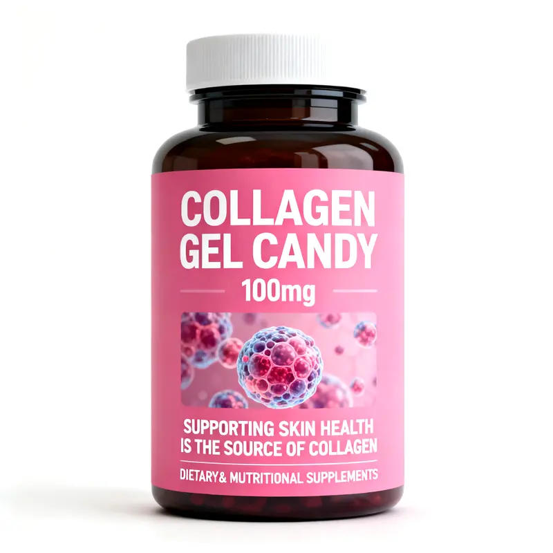 OEM ODM Custom Collagen Gel Candy Soft Chew Supplement Factory Direct Private Label Low MOQ ISO Certified Manufacturer China