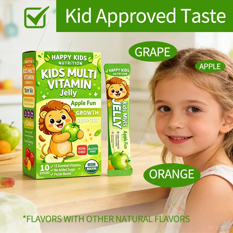 Children Vitamin Jelly Multivitamin for Kids Immune Health Energy Kid Vitamin Jelly OEM Private Label Manufacturer