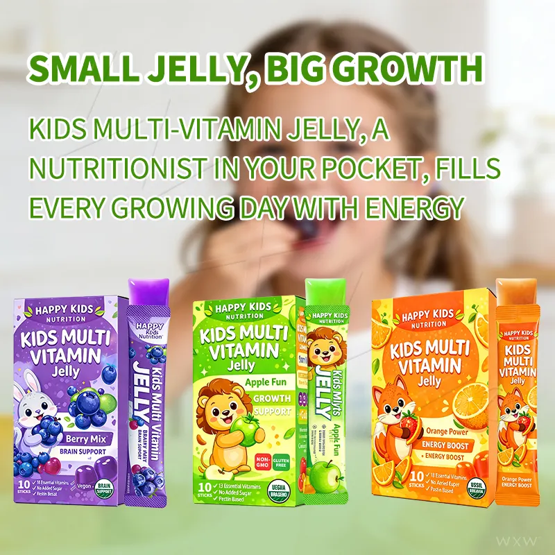 Children Vitamin Jelly Multivitamin for Kids Immune Health Energy Kid Vitamin Jelly OEM Private Label Manufacturer
