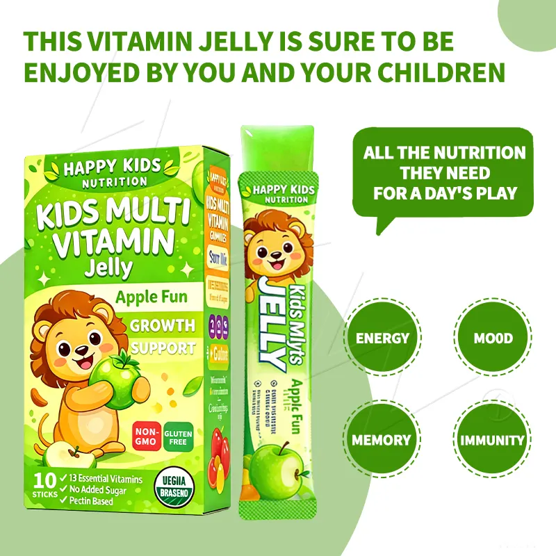 Children Vitamin Jelly Multivitamin for Kids Immune Health Energy Kid Vitamin Jelly OEM Private Label Manufacturer