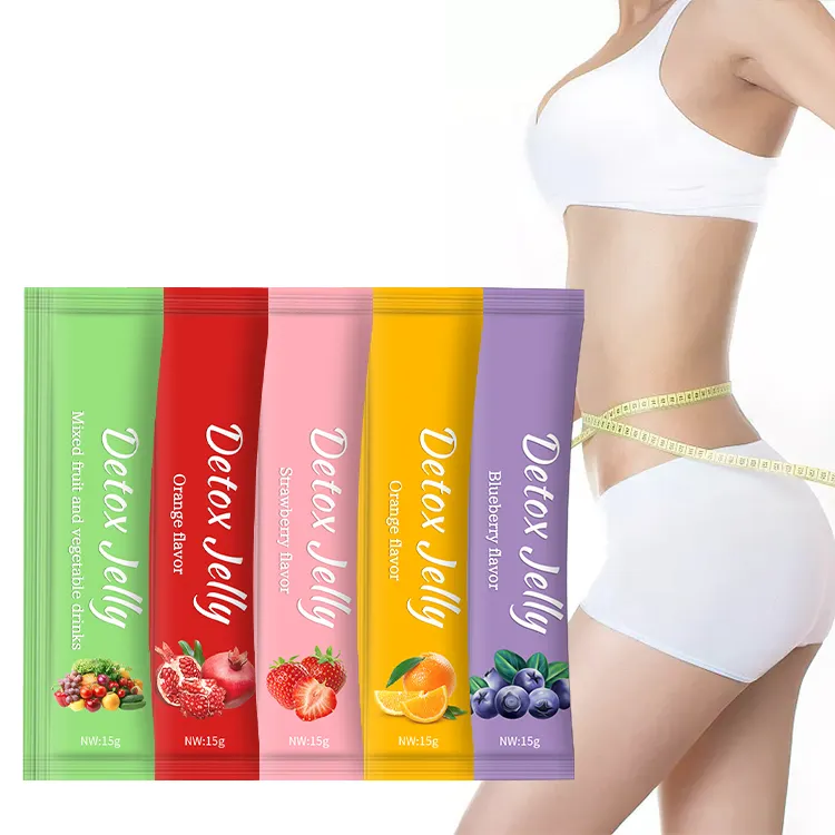 Factory Price Slimming Collagen Jelly Slim Detox Fruit Hemicellulase Enzyme Jelly Weight Loss Supplement to Fat Burn