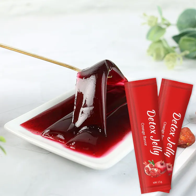 Factory Price Slimming Collagen Jelly Slim Detox Fruit Hemicellulase Enzyme Jelly Weight Loss Supplement to Fat Burn