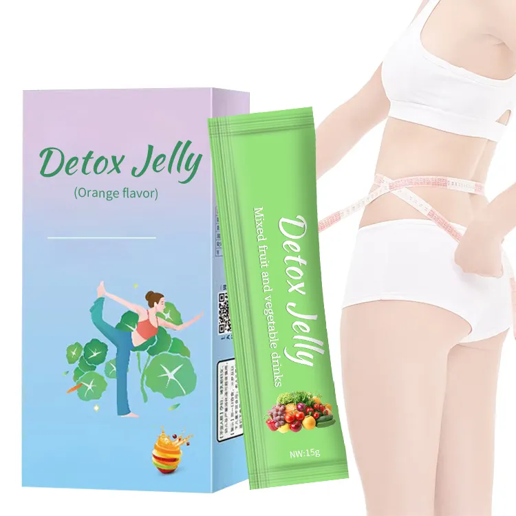 Factory Price Slimming Collagen Jelly Slim Detox Fruit Hemicellulase Enzyme Jelly Weight Loss Supplement to Fat Burn