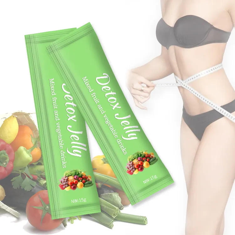 Factory Price Slimming Collagen Jelly Slim Detox Fruit Hemicellulase Enzyme Jelly Weight Loss Supplement to Fat Burn