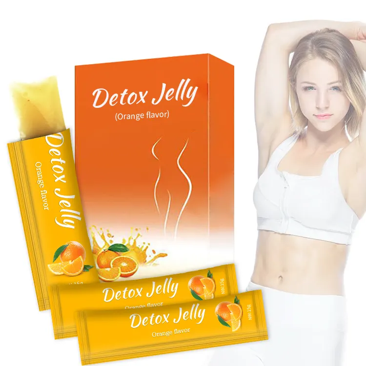 Factory Price Slimming Collagen Jelly Slim Detox Fruit Hemicellulase Enzyme Jelly Weight Loss Supplement to Fat Burn