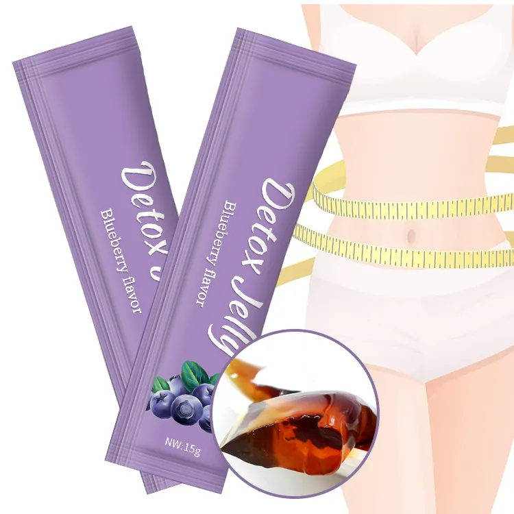 Factory Price Slimming Collagen Jelly Slim Detox Fruit Hemicellulase Enzyme Jelly Weight Loss Supplement to Fat Burn