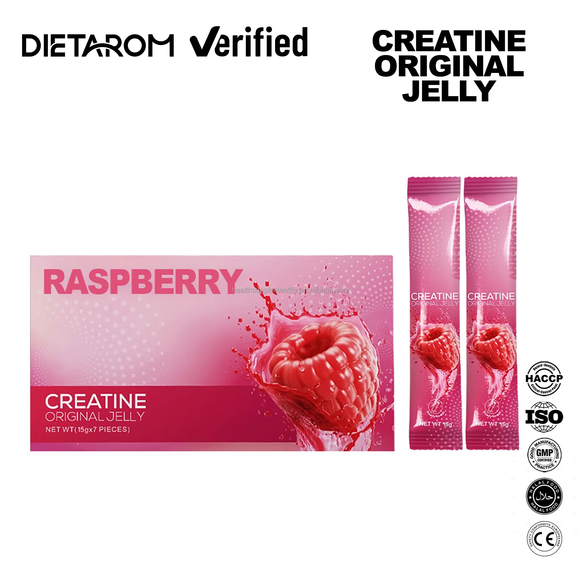 OEM Custom Private Label Workout Muscle Building Jelly Creatine Jelly Sports Nutrition Gel for Men & Women