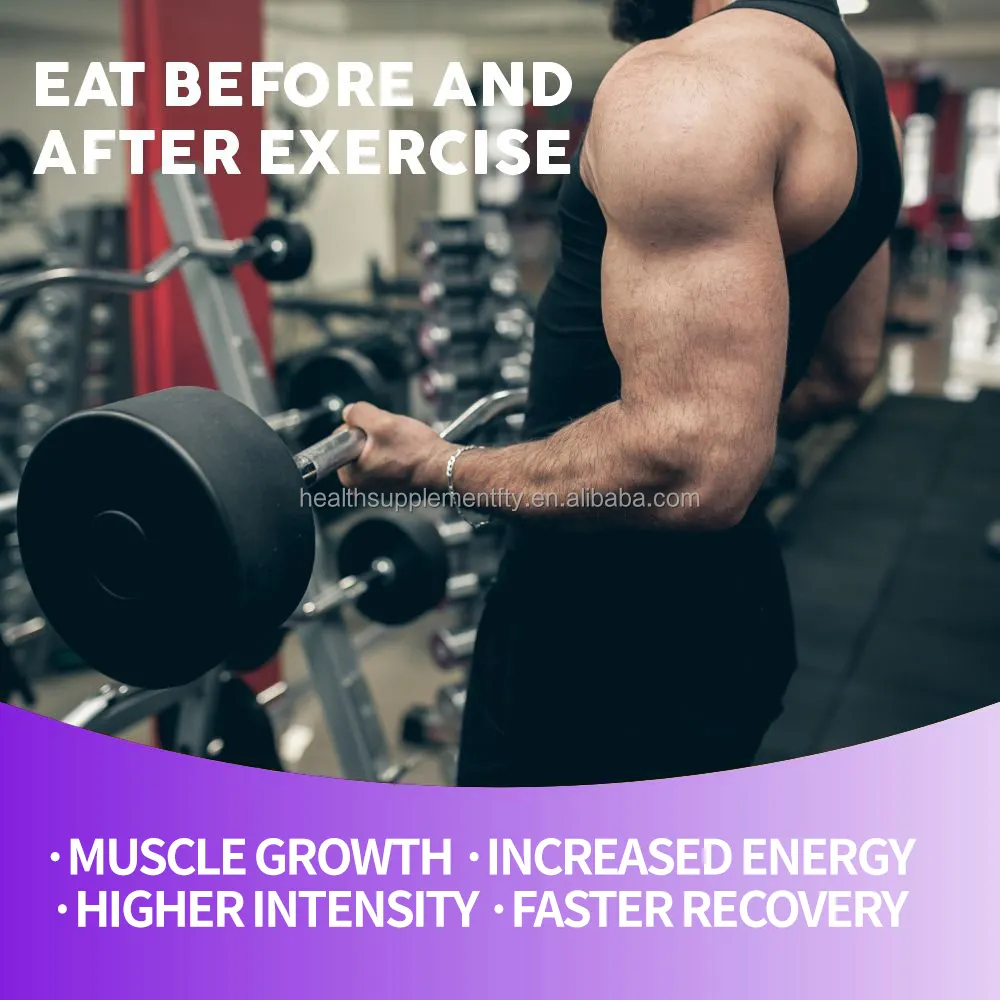Halal Certified Creatine Monohydrate Low Carb Natural Energy Gel for Muscle Growth & Endurance Boost OEM Private Label