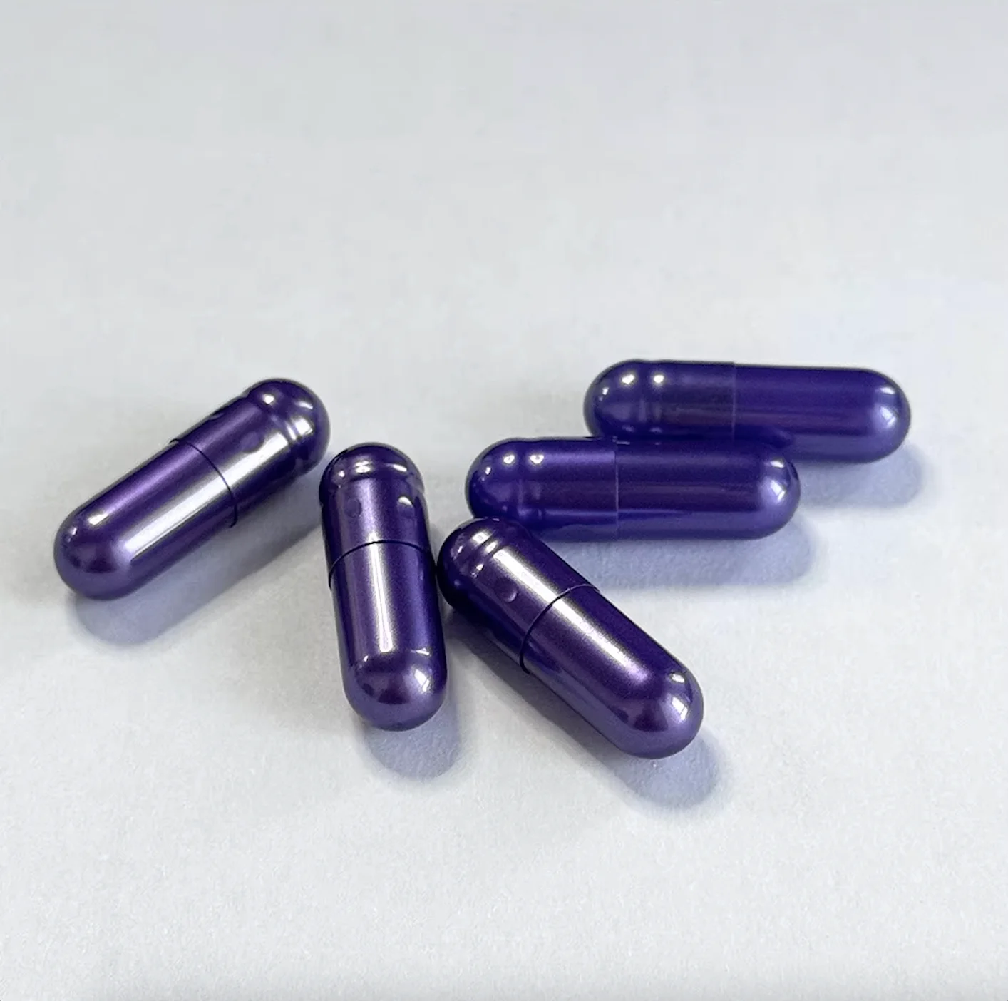 Supplement Capsules Hard Gelatin Capsule Opaque Violet Size 0 Empty Pill Gelatin Capsules